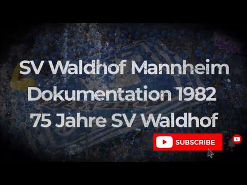 SV Waldhof Mannheim Dokumentation 1982 75 Jahre SV Waldhof