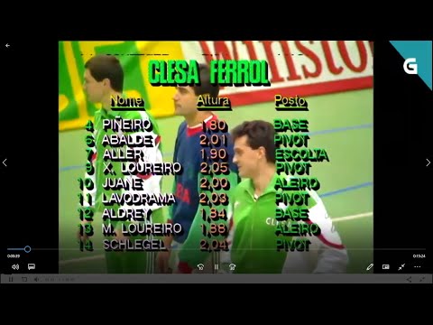 Clesa Ferrol - Breogán (III Copa Galicia, 1988)