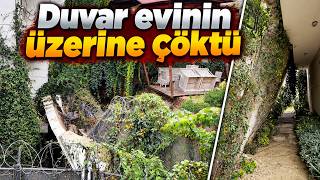 İstanbul Avcılar'da korkutan çökme: İstinat duvarı evin üzerine yıkıldı