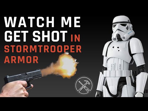 3D Printed Bulletproof Star Wars Storm Trooper with Armormax
