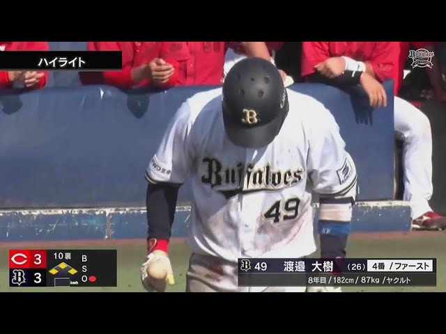 【ファーム】7月11日 オリックス・バファローズ 対 広島東洋カープ ハイライト
