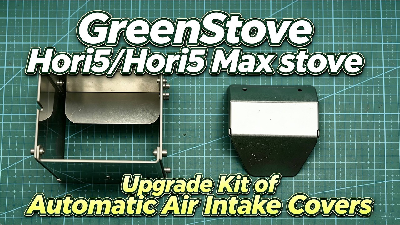 GreenStove Hori5/Hori5 Max stove - Upgrade Kit of Automatic Air Intake Covers