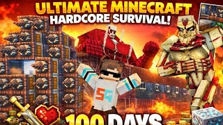 100 DAYS Minecraft HARDCORE Survival 😱 Titans Vs Me! #Minecraft#MinecraftHardcore#Minecraft100Days