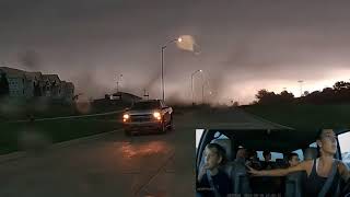 Family's Dash Cam of Derecho 100mph Storm in Grimes, Iowa on August 10, 2020