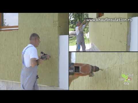IZOLACIJA FASADE - POSTAVLJANJE KAMENE VUNE