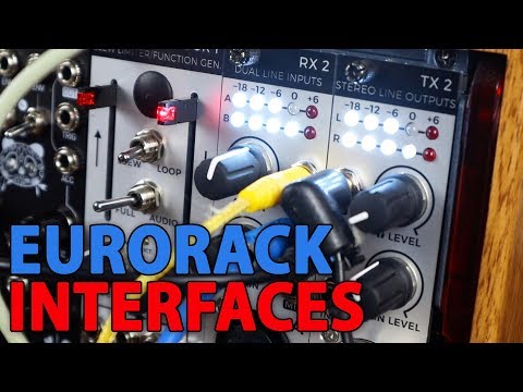Eurorack Interfaces // Receive 2 & Transmit 2 from Joranalogue Audio Design