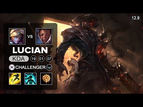 Lucian vs Ezreal ADC - KR Challenger - Patch 12 9 Season 12