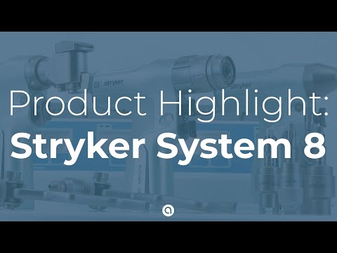 Stryker System 8 Power Tool Platform | Orthopedic Surgical Equipment Overview