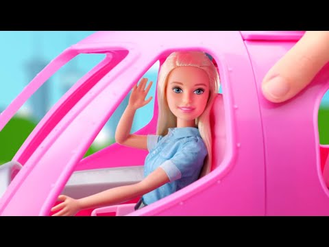 Mattel LĖLĖS BARBĖS LĖKTUVAS DREAMPLANE SU LĖLĖ video