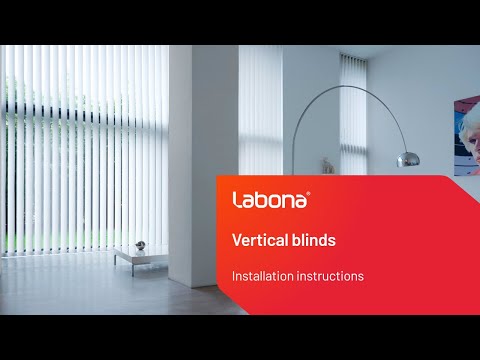 Installation instructions for vertical blinds