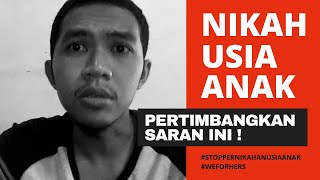 NIKAH USIA ANAK? PERTIMBANGKAN SARAN INI !