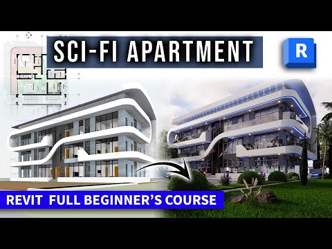 How I Modelled A Sci-Fi Apartment/ Full Revit Tutorial Course
