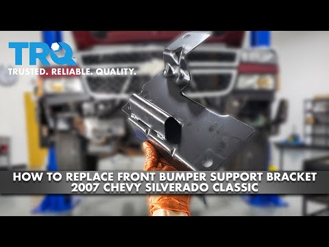 How to Replace Front Bumper Support Bracket 2007 Chevy Silverado Classic
