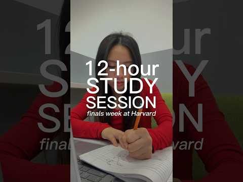 Harvard Finals Week | STUDY WITH ME FOR 12 HOURS