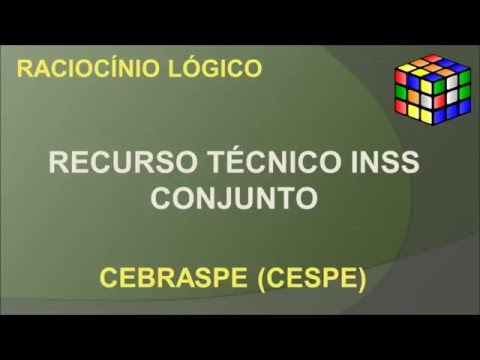 Recurso Raciocínio Lógico Técnico INSS 2016