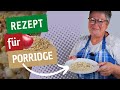 Porridge Leckere Haferflocken Für Ein Warmes Frühstück