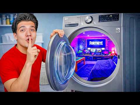 صنعنا غرفتين سريين في منزلنا 🤫 اول شخص يلاقينا ( يربح 50,000$ دولار ) 🤑 !