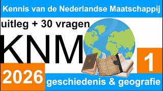 KNM 2026 WOORDENSCHAT & VRAGEN & UITLEG Kennis van de Nederlandse Maatschappij T