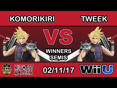 2GGC: Midwest Mayhem - 2GG | komorikiri (Cloud) Vs. P1 | Tweek (Cloud) Winners Semis - Smash Wii U