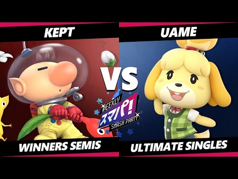 Sumapa 103 Top 8 - uame (Olimar) Vs. kept (Isabelle) Smash Ultimate - SSBU