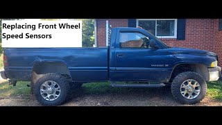How to Replace Front Wheel Speed Sensors on a 2nd Gen Ram Truck