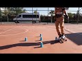 Skateboard Backwards On A Skateboard Cross Скейтборд Крест Задом на скейт�