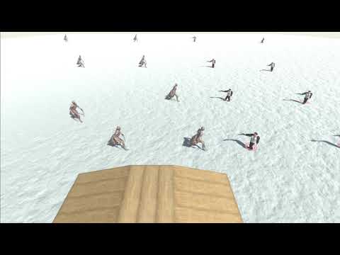 8 Saber Ghoul snow vs all units - Animal Revolt Battle Simulator