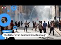 Protest tegen regering na mega-explosie in Beiroet