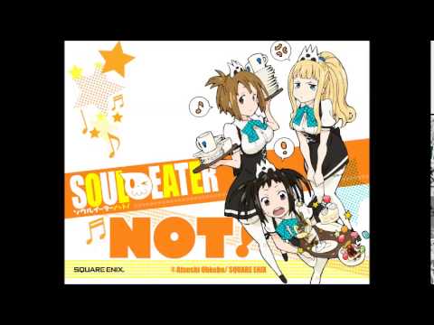Soul Eater NOT ! OP Opening Full - monochrome - dancing dolls feat Livetune [Not Muted]