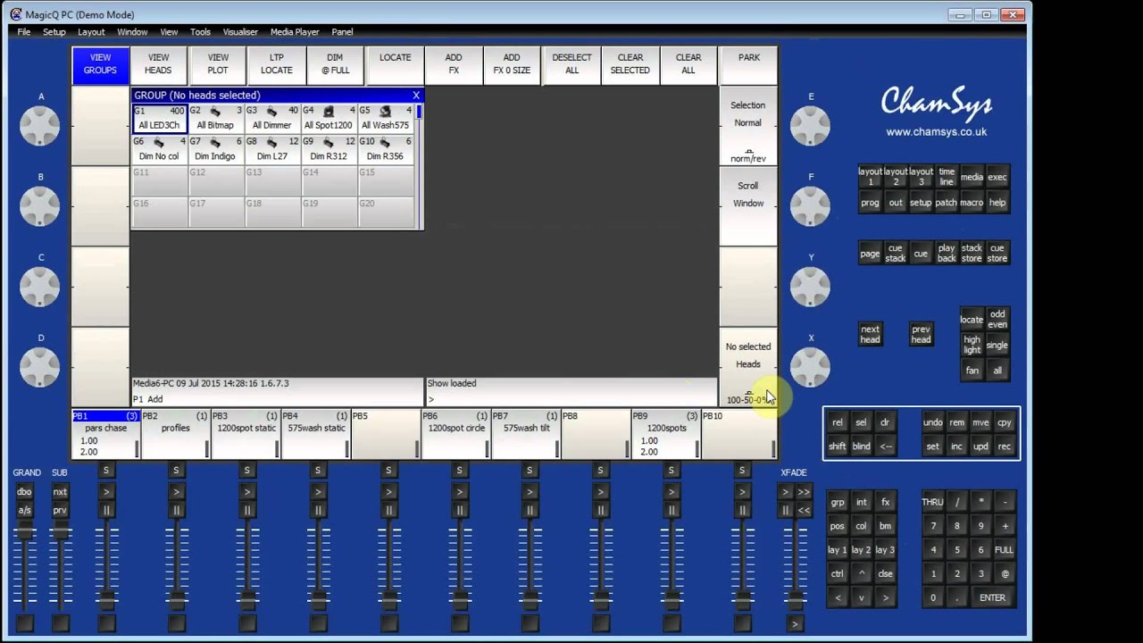 ChamSys MagicQ Tutorial 1