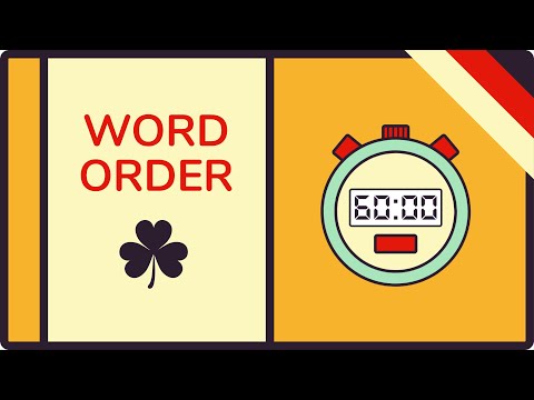 ♣ Word Order auf Deutsch erklärt - Satzbau Englisch