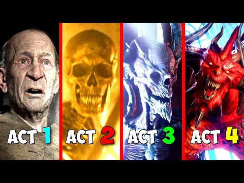 Diablo 2 Resurrected - All ACTS (1-5) Cinematic Comparison [2000 VS 2021]