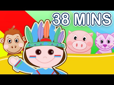 10 Little Indians + More! Nursery Rhymes Compilation | 38 MINUTES