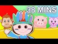 10 Little Indians More Nursery Rhymes Compilation 38 MINUTES