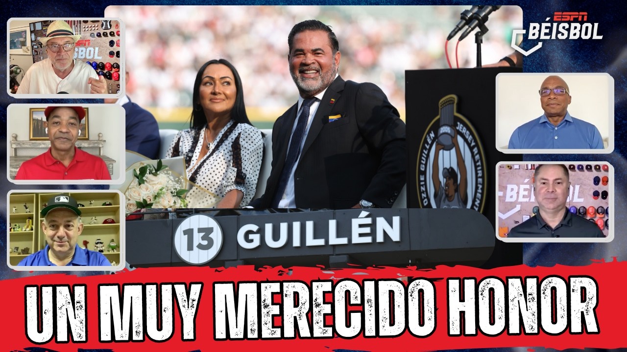 OZZIE GUILLÉN ES INMORTAL en los CHICAGO WHITE SOX tras el retiro de su número 13 | ESPN Beisbol