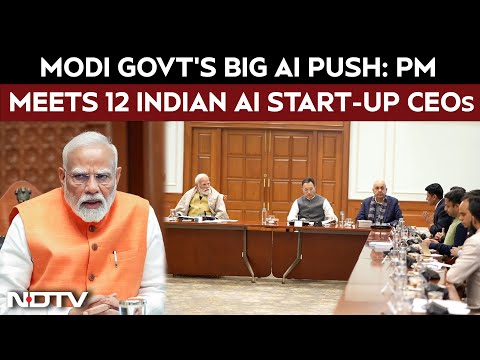 PM Modi News Today | Modi Govt's Big AI Push: PM Meets 12 Indian AI Start-Up CEOs