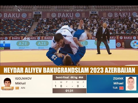 IGOLNIKOV MIKHAIL v ZGANK MIHAEL [ -90kg HEYDAR ALIYEV BAKU GRAND SLAM 2023AZERBAIJAN ]