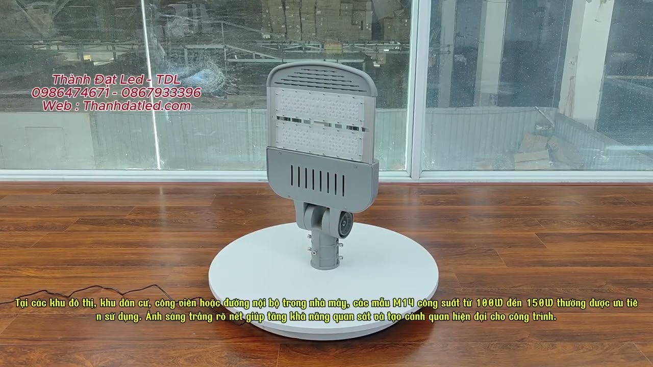 Video lắp đặt đèn đường LED TD14 thực tế