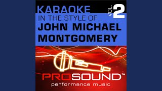 Rope The Moon (Karaoke Instrumental Track) (In the style of John Michael Montgomery)