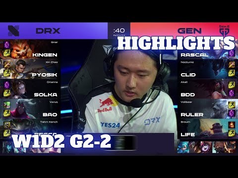 GEN vs DRX - Game 2 Highlights | Week 1 Day 1 LCK Summer 2021 | Gen.G vs DRX G2