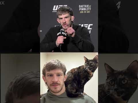 Arnold Allen takes his cat VERY seriously