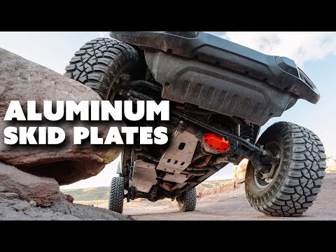 Aluminum Skid Plates by ASFIR 4x4 Install on Jeep Gladiator