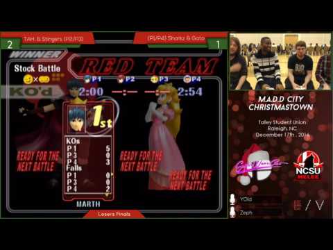 M.A.D.D. City Christmastown Doubles - TAH. & Stingers vs Sharkz & Gato - Losers Finals