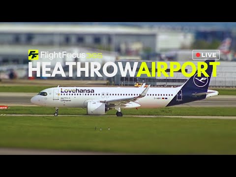 Heathrow Airport Live - Tuesday 30th April 2024