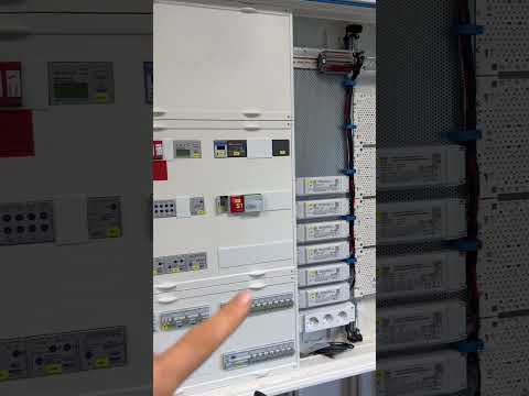 KNX Verteiler mit Dali und Homeserver ⚡️🔋 #schaltschrank #knx #knxsmarthome #electrician #elektrik