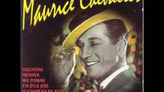 Maurice Chevalier - Sous Les Toits De Paris (lyrics/parole)