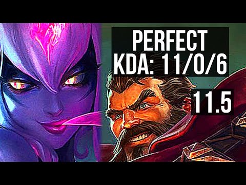 EVELYNN vs GRAVES (JUNGLE) | 11/0/6, Legendary, 600+ games | EUW Grandmaster | v11.5