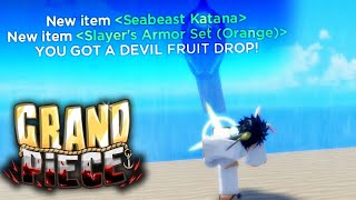 sea beast hunting in grand piece online to get the slayer armor