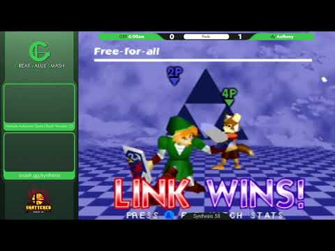 Super Smash Bros 64: 6:00am (Link) V Anthony (Fox / Pikachu) - Synthesis 58 Tournament