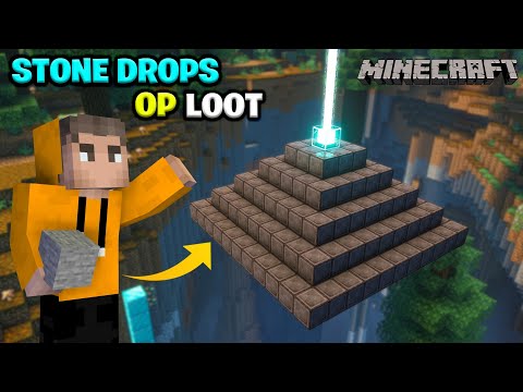 The Ultimate Stone Drops in Minecraft! OP Loot Telugu